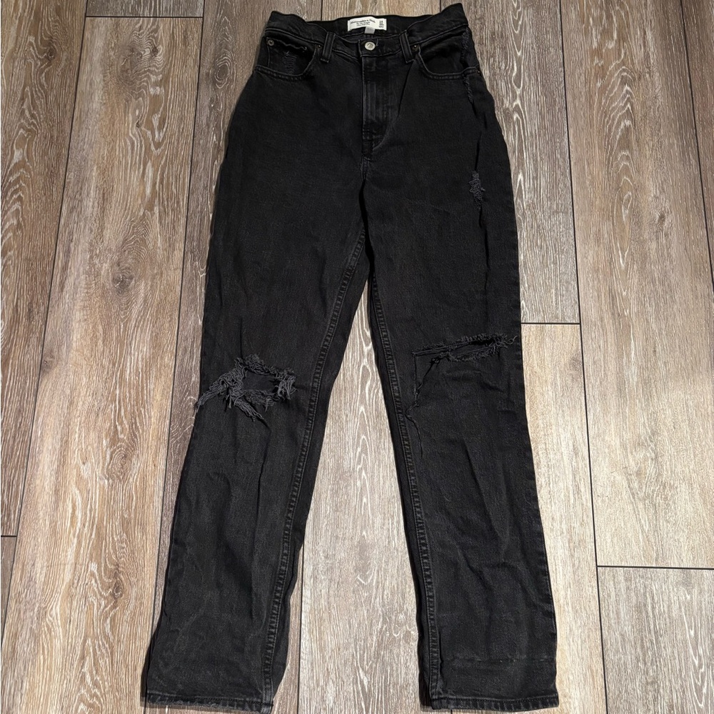 Abercrombie curve love 90s straight ultra high rise jeans